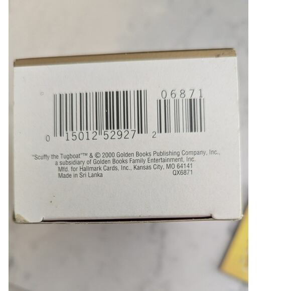 Hallmark Limited Vintage Scuffy the tugboat ornament 2000 Little Golden Books - Picture 5 of 9